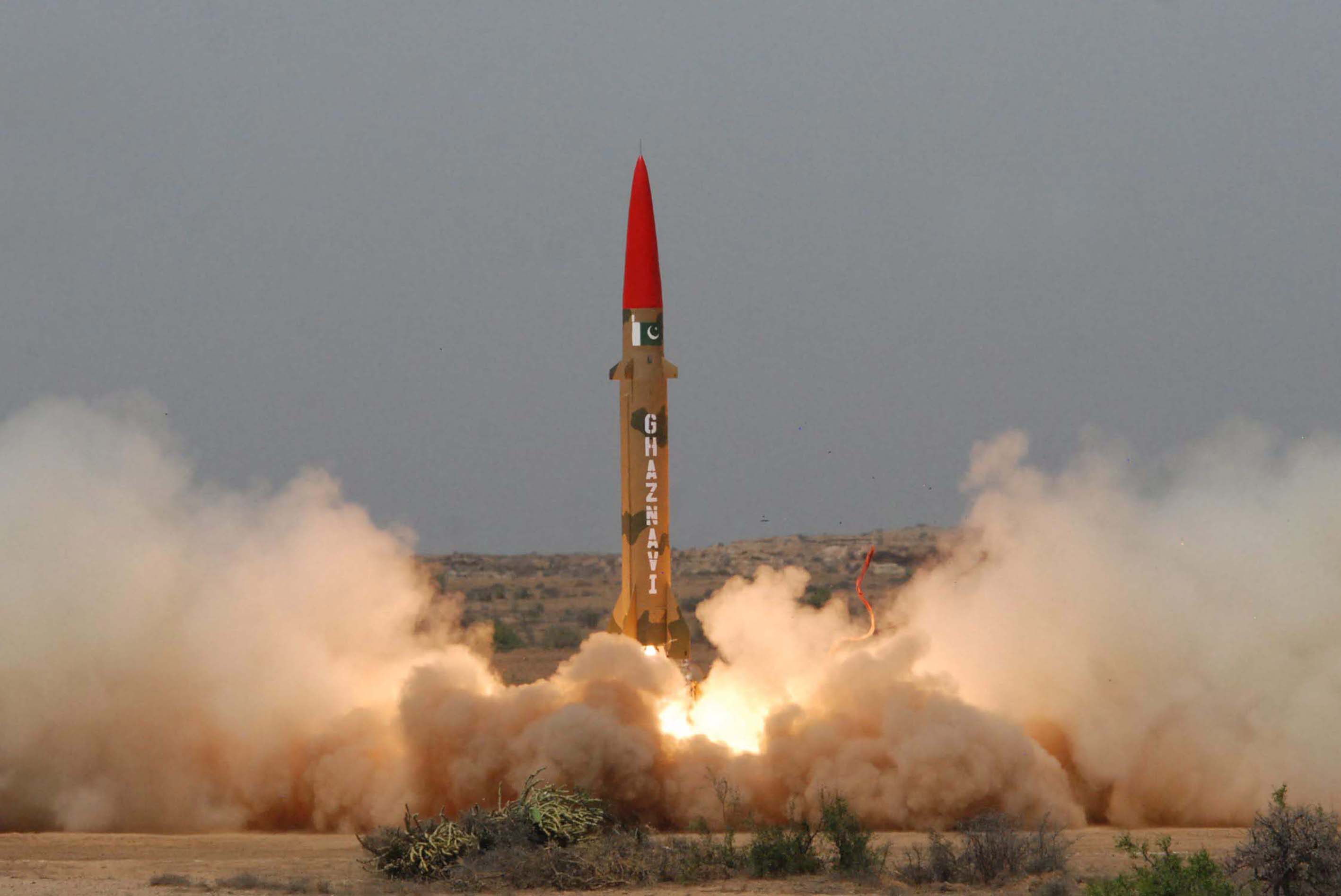 ارتش پاکستان موشک بالستیک کوتاه‌برد آزمایش کرد